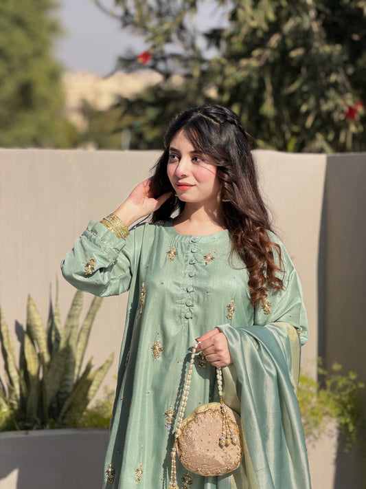 Seeta Hand Embroided 3pc