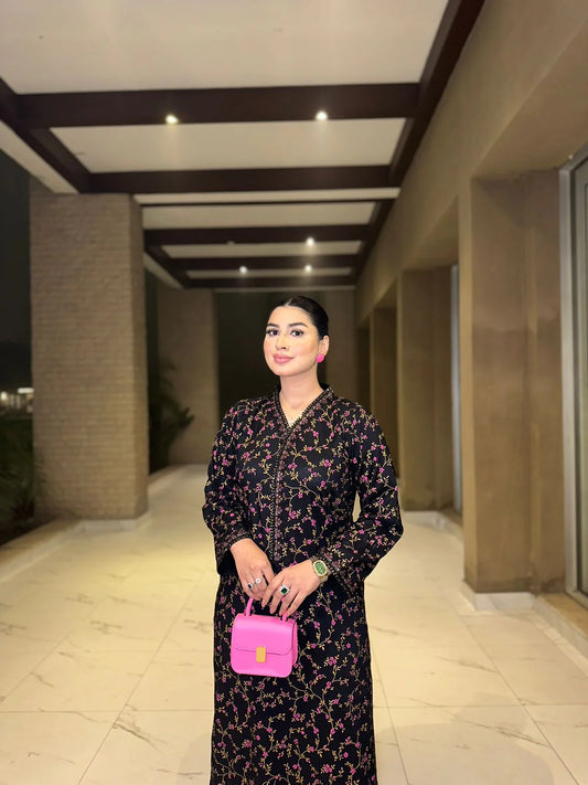 Black Rose Stitched 2pc