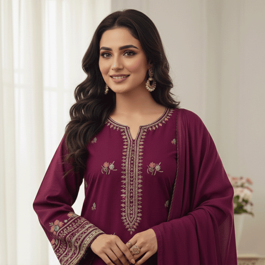Navya Embroided 3pc