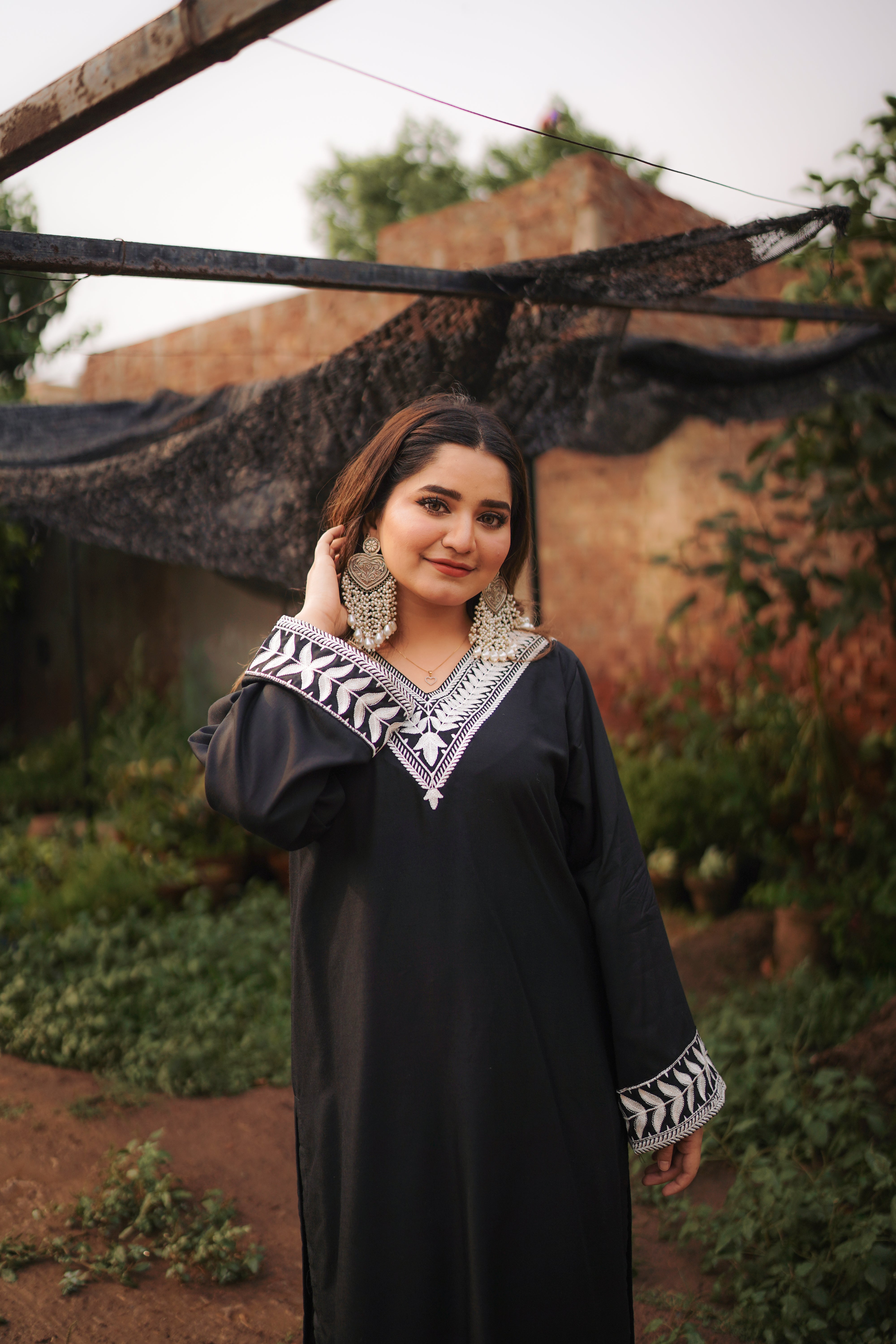 Jasmine Embroidered 2-Piece Stitched Suit for Women