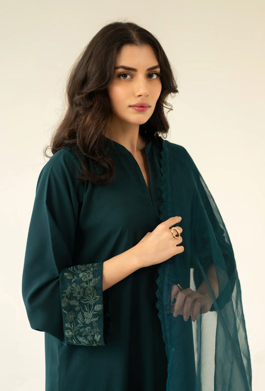 Tealine 3pc Stitched Suit