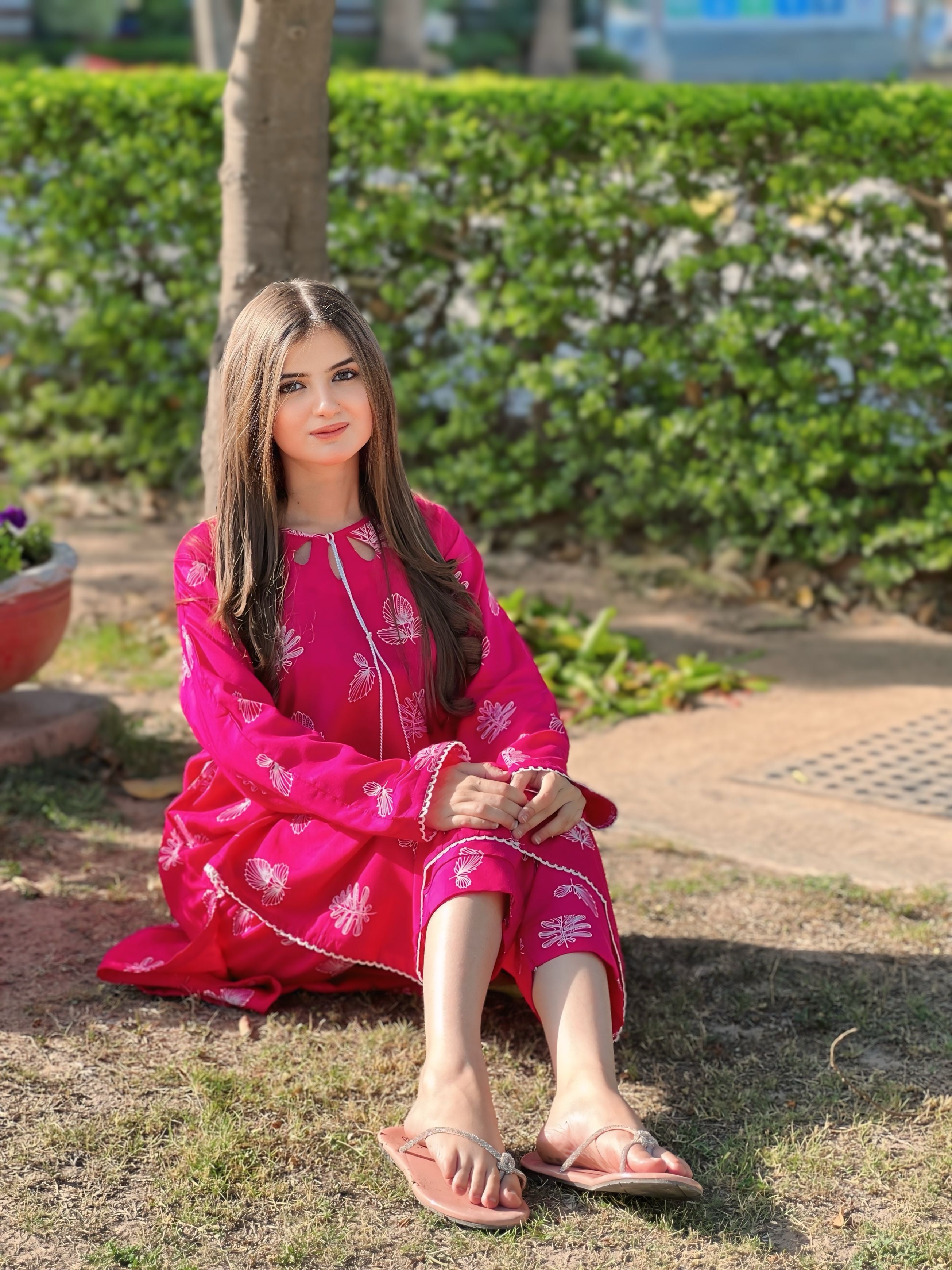 Ghulaabo | Premium Block Printed 2-Piece Set on Arabic Lawn - Summer Collection