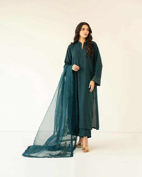 Tealine 3pc Stitched Suit