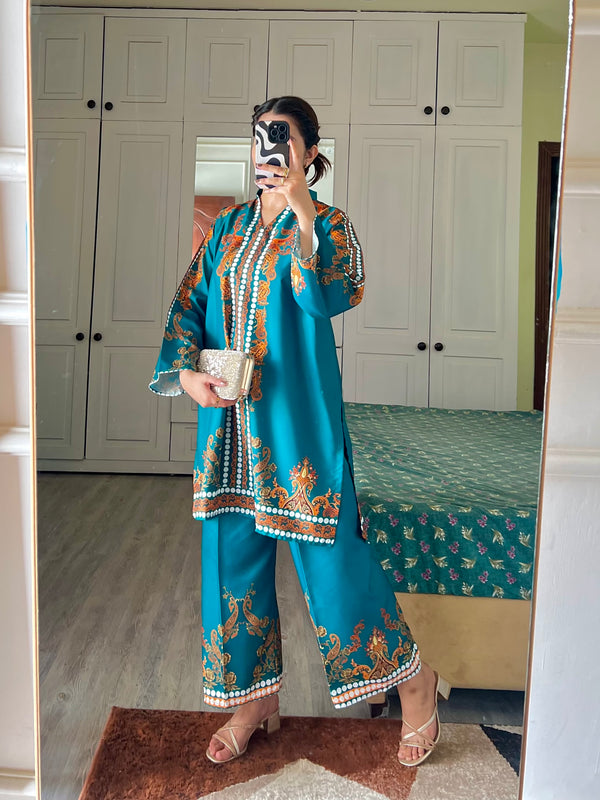 Temu  Stitched 2Pc