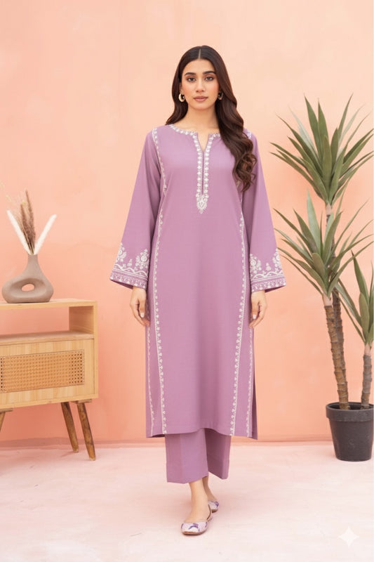 Lilac Dream Embroidered 2pc