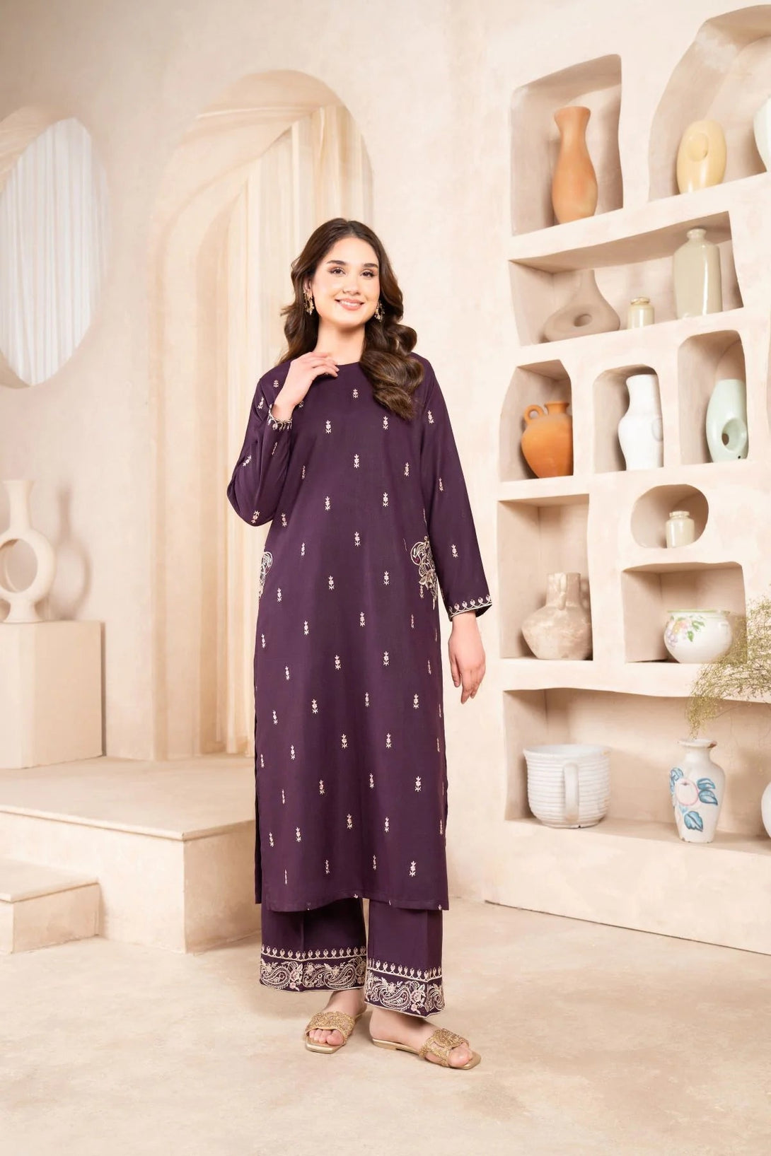 Aima Stitched 2pc - Sajfi Closet