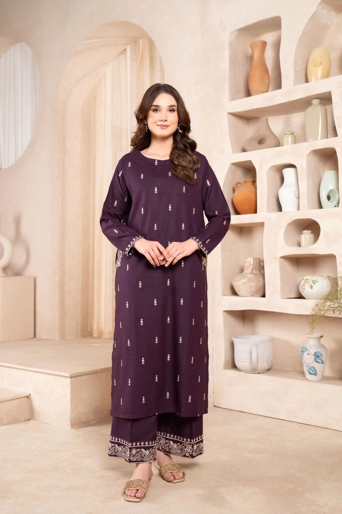 Aima Stitched 2pc - Sajfi Closet