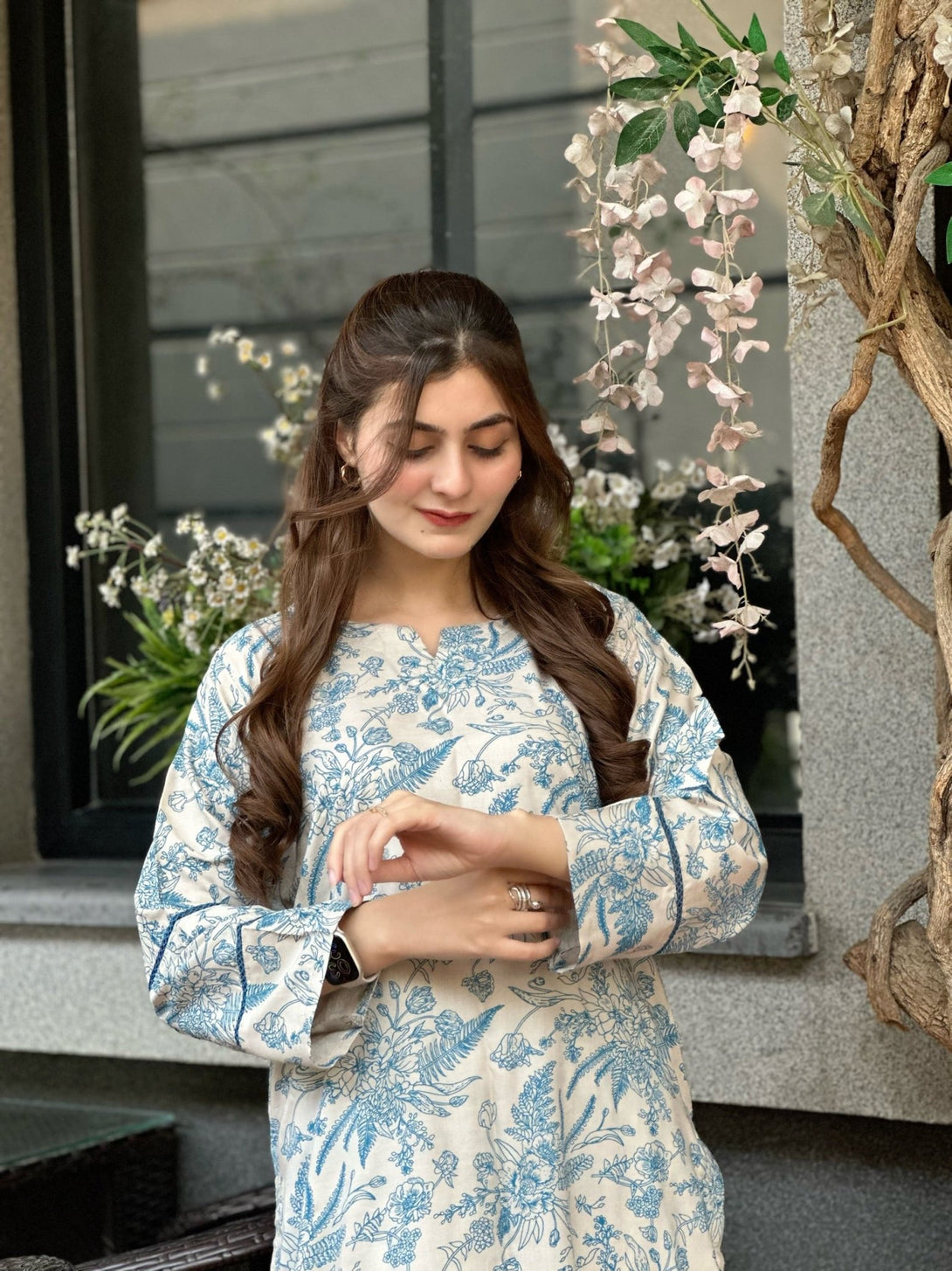 Alyana Stitched 2pc - Sajfi Closet