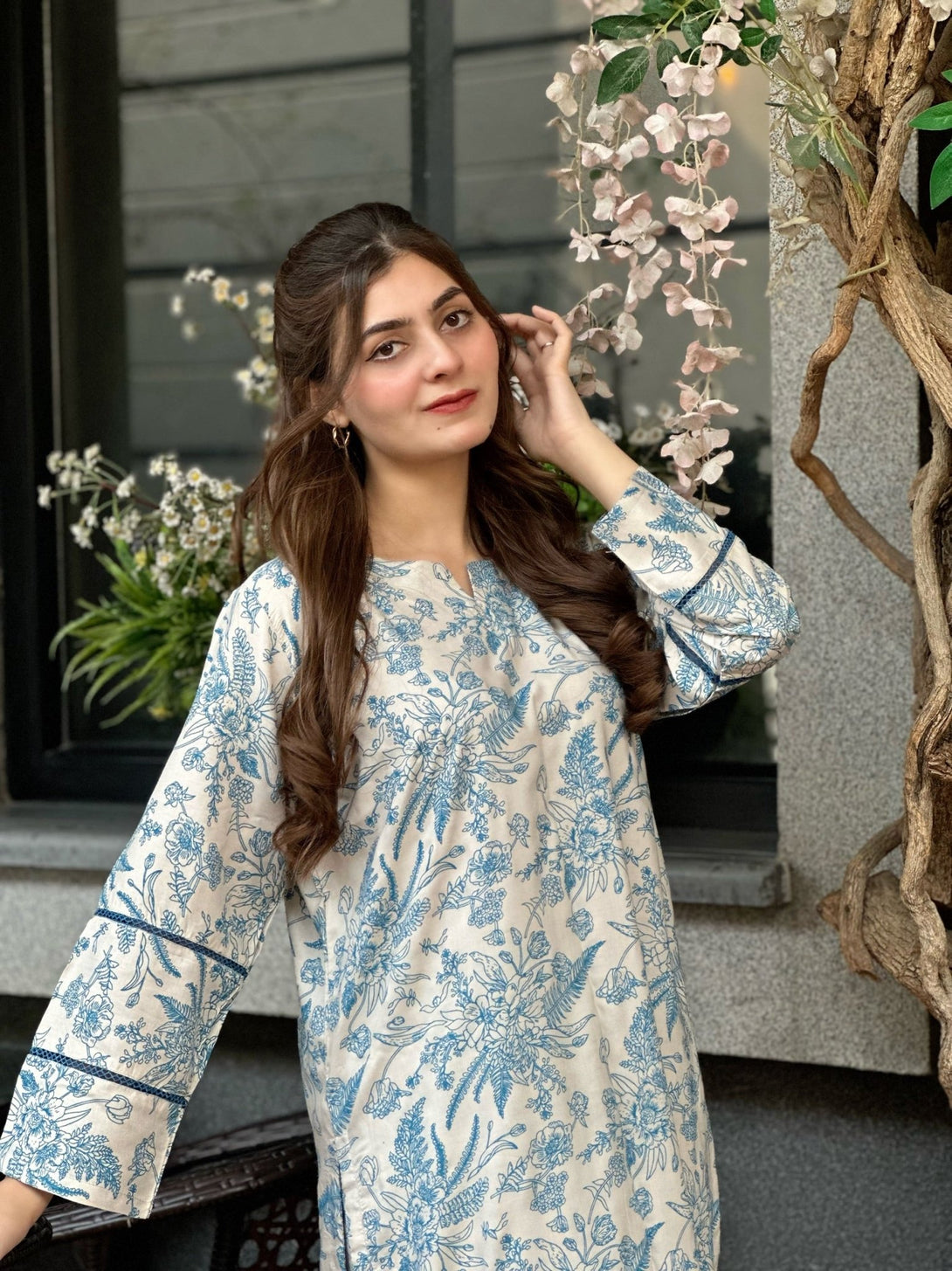 Alyana Stitched 2pc - Sajfi Closet