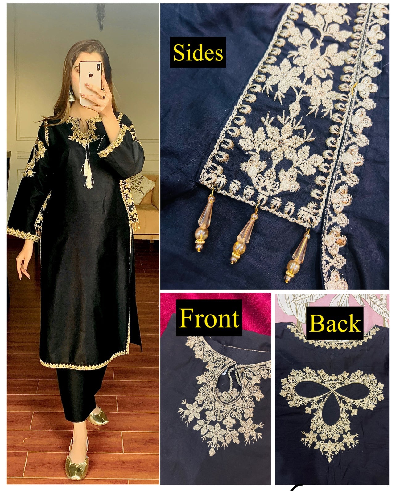 Ambani back Embroided - Sajfi Closet