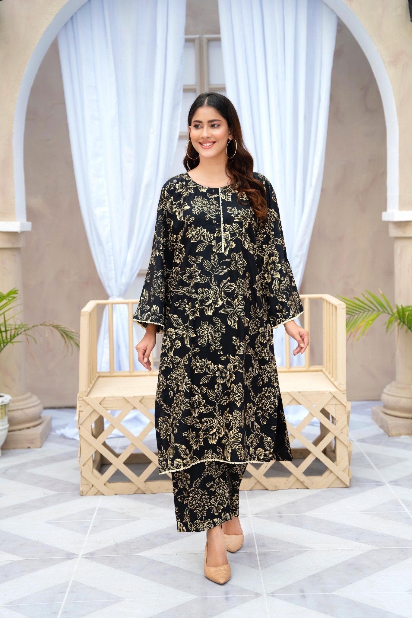 Bloom Stitched 2pc - Sajfi Closet