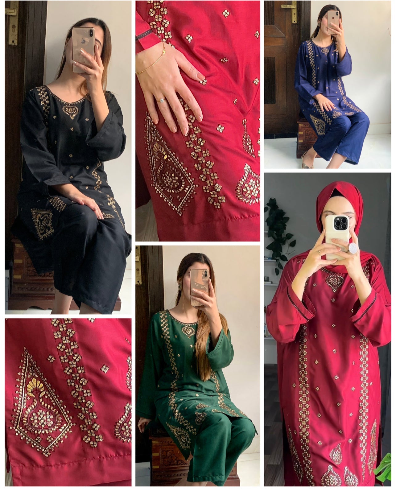 Chanda Sitara Embroided - Sajfi Closet