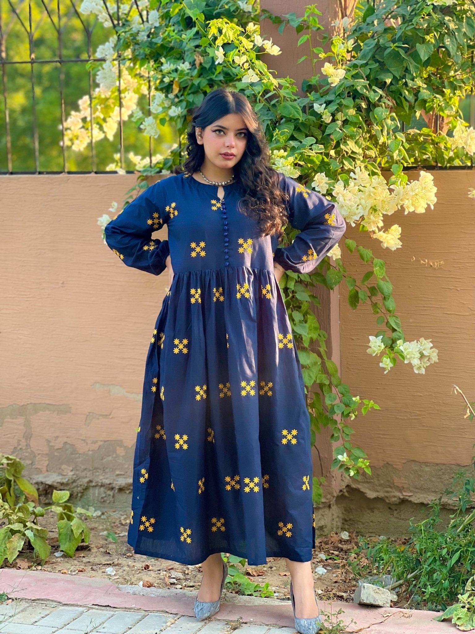 Frock Frozen Stitched Winter - Sajfi Closet