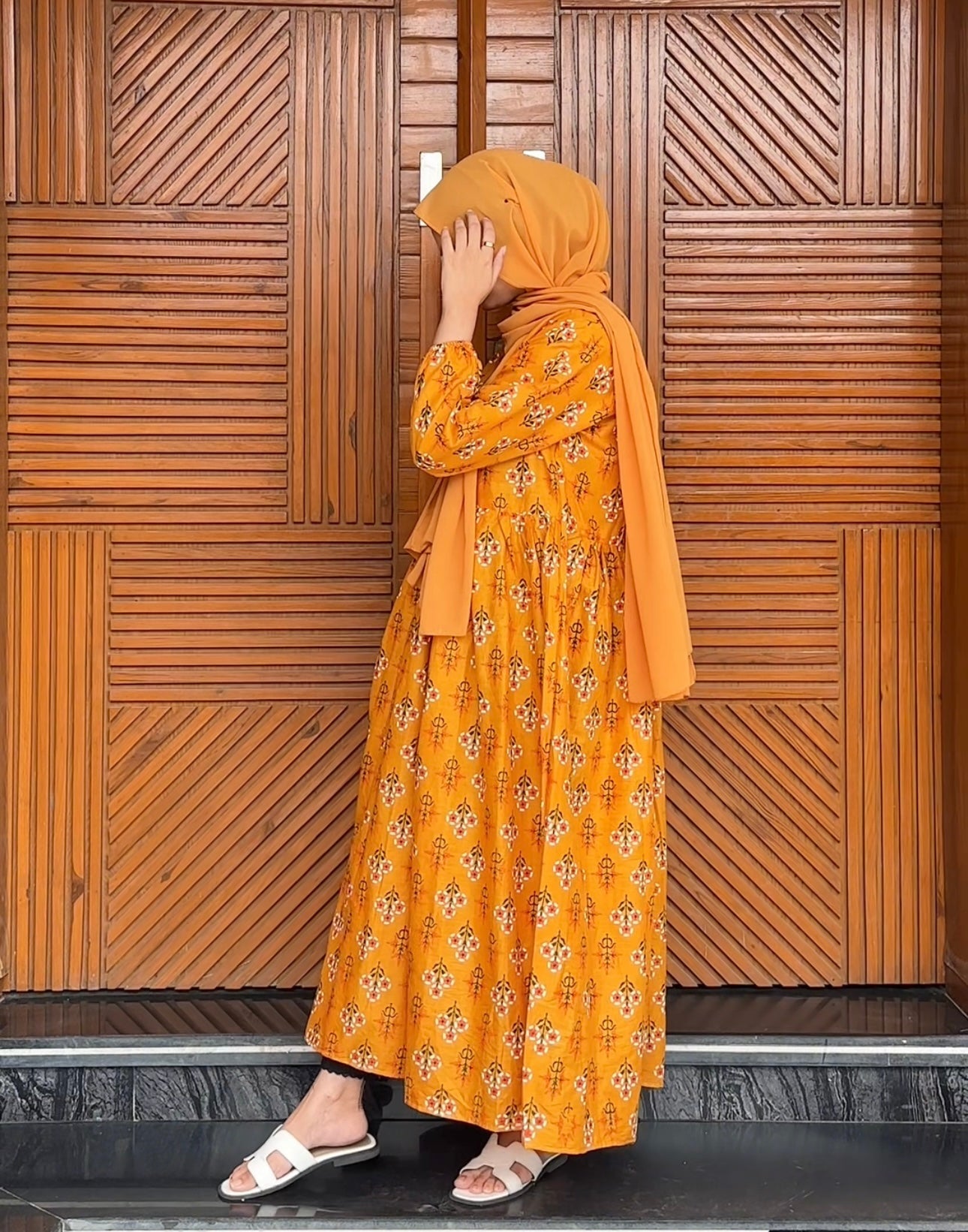 Frock Honey Stitched Winter - Sajfi Closet