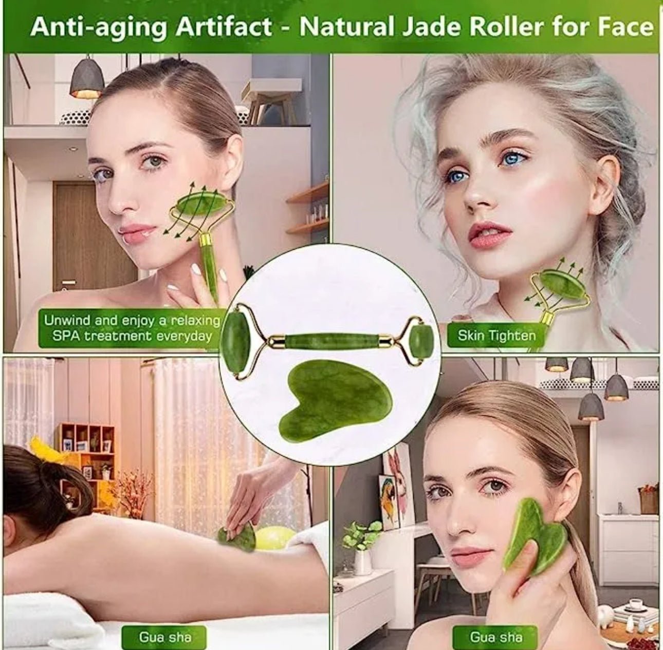 Get Jade Roller FREE🔥 Buy Gua Sha - Sajfi Closet