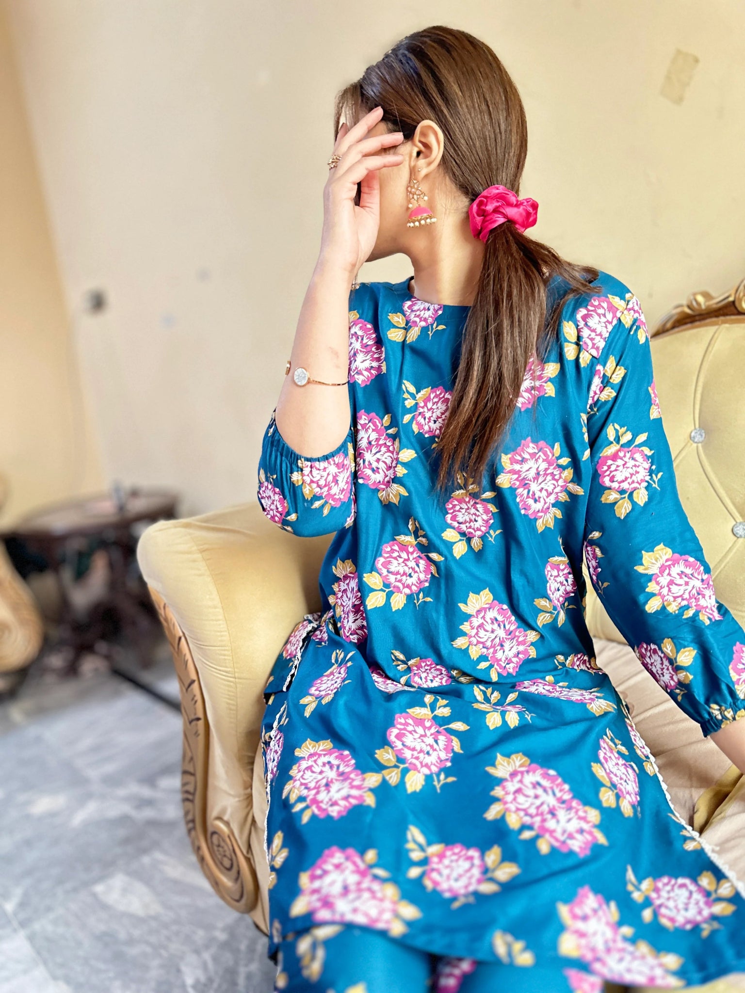 Gulabo Printed 2pc - Sajfi Closet