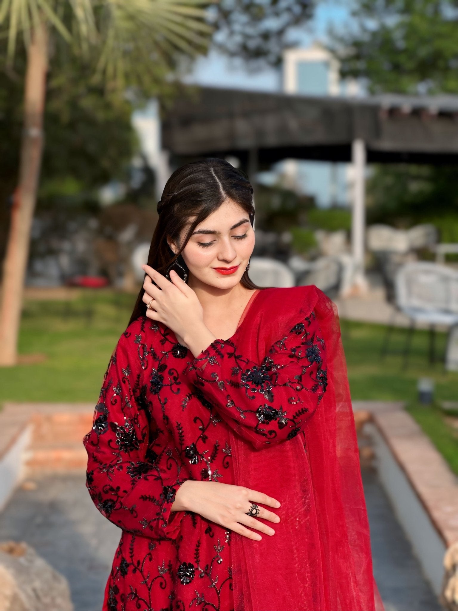 ISHQ 3pc Stitched - Sajfi Closet