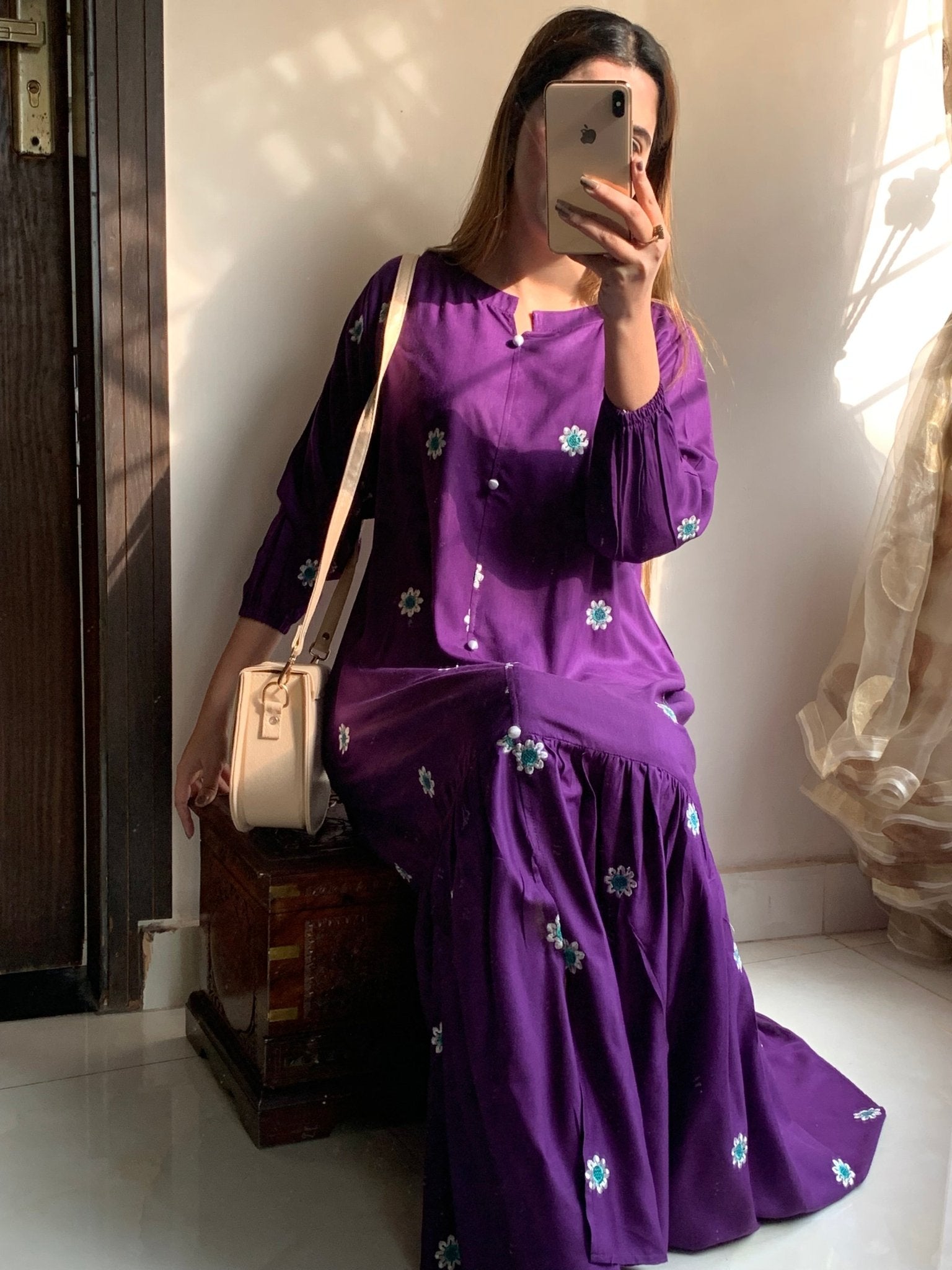 Long Frock Embroided - Sajfi Closet