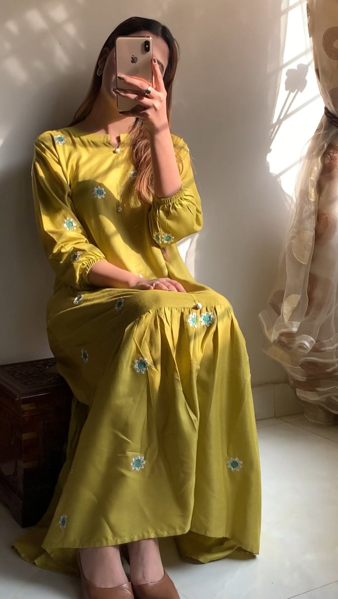 Long Frock Embroided - Sajfi Closet