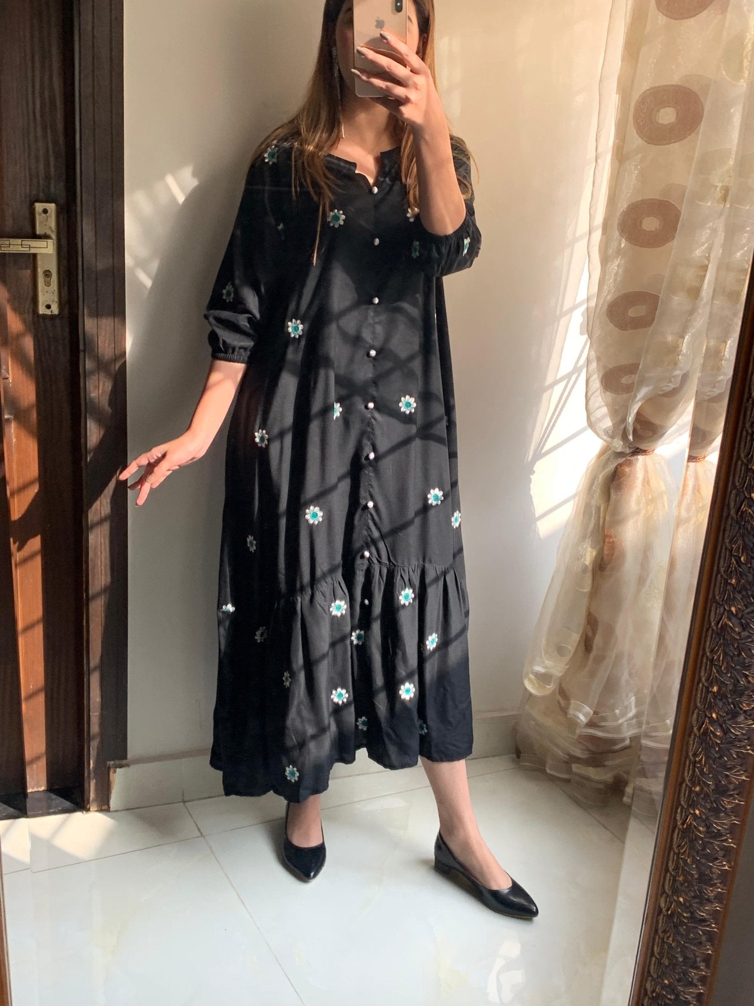 Long Frock Embroided - Sajfi Closet