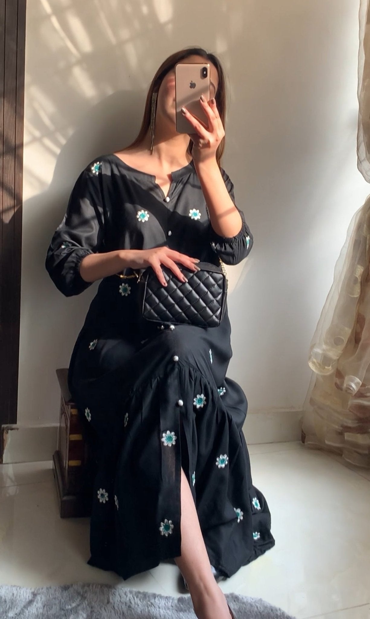 Long Frock Embroided - Sajfi Closet