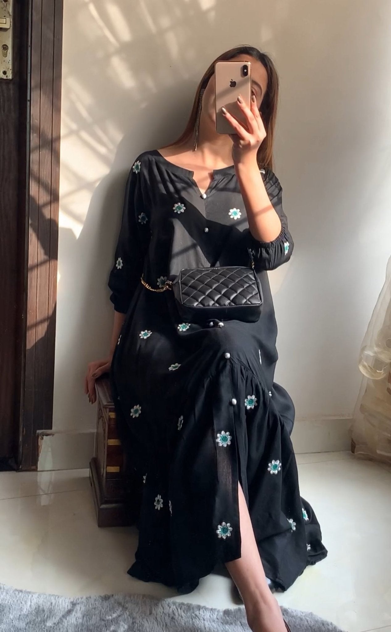 Long Frock Embroided - Sajfi Closet