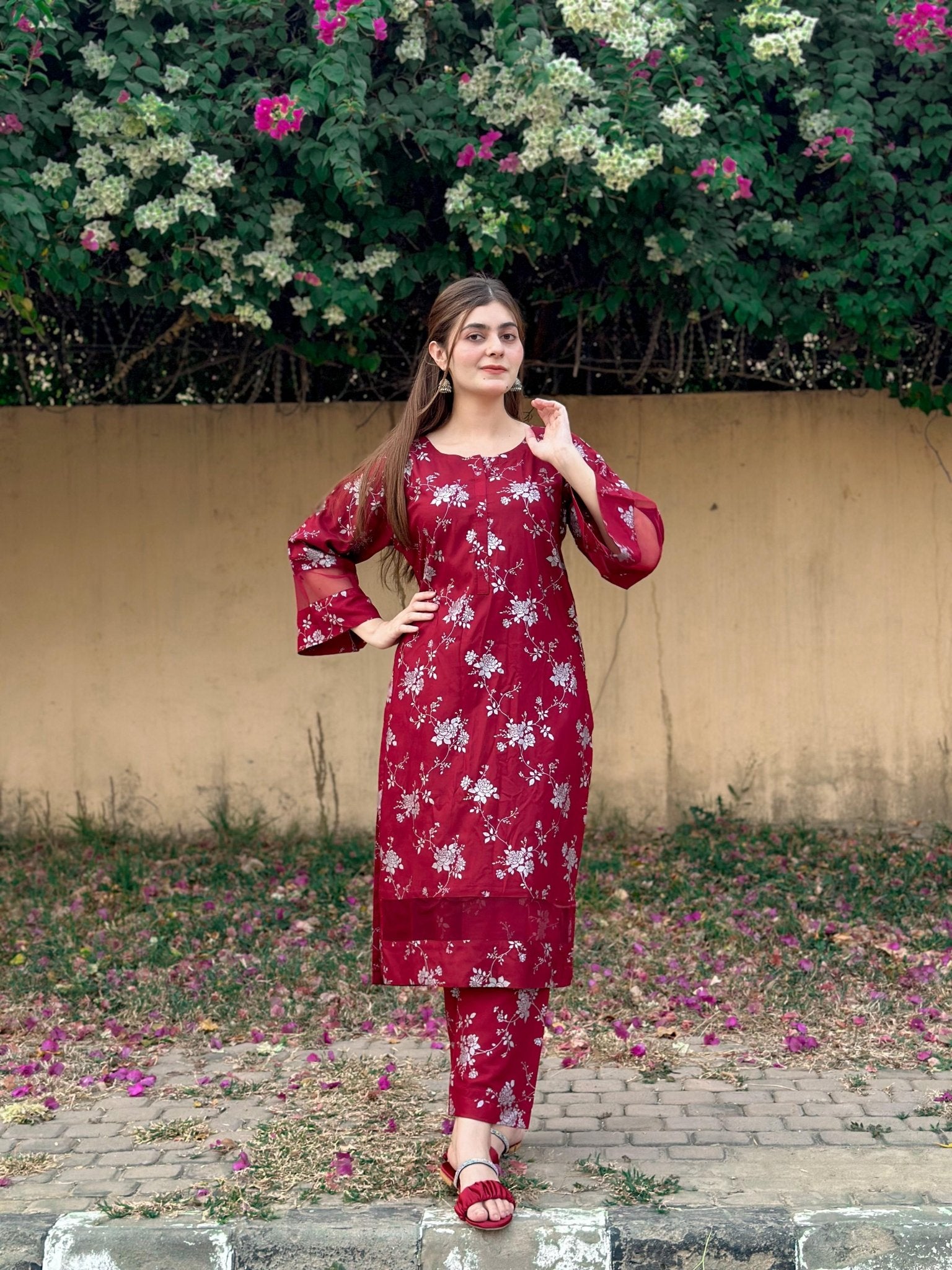 Mehru Stitched 2pc - Sajfi Closet