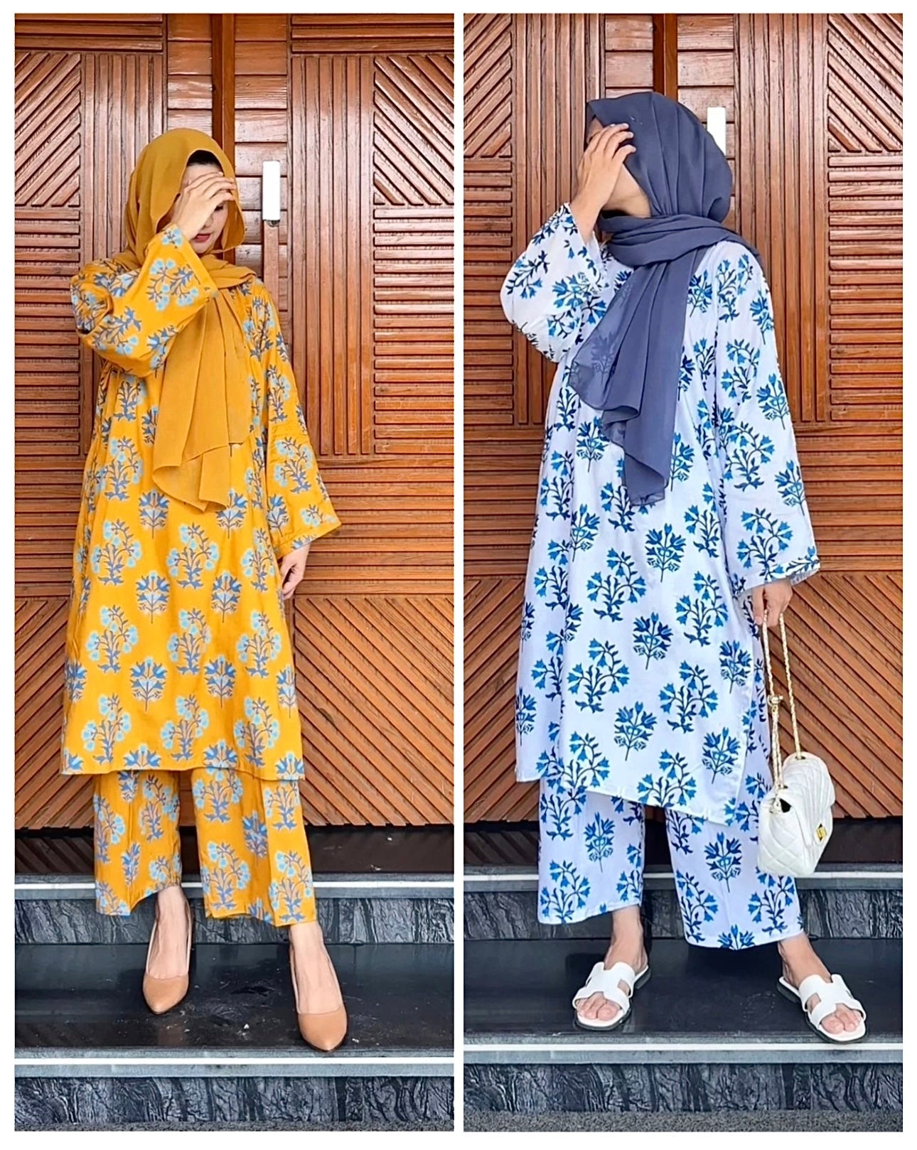 Monali Screen Printed 2pc - Sajfi Closet