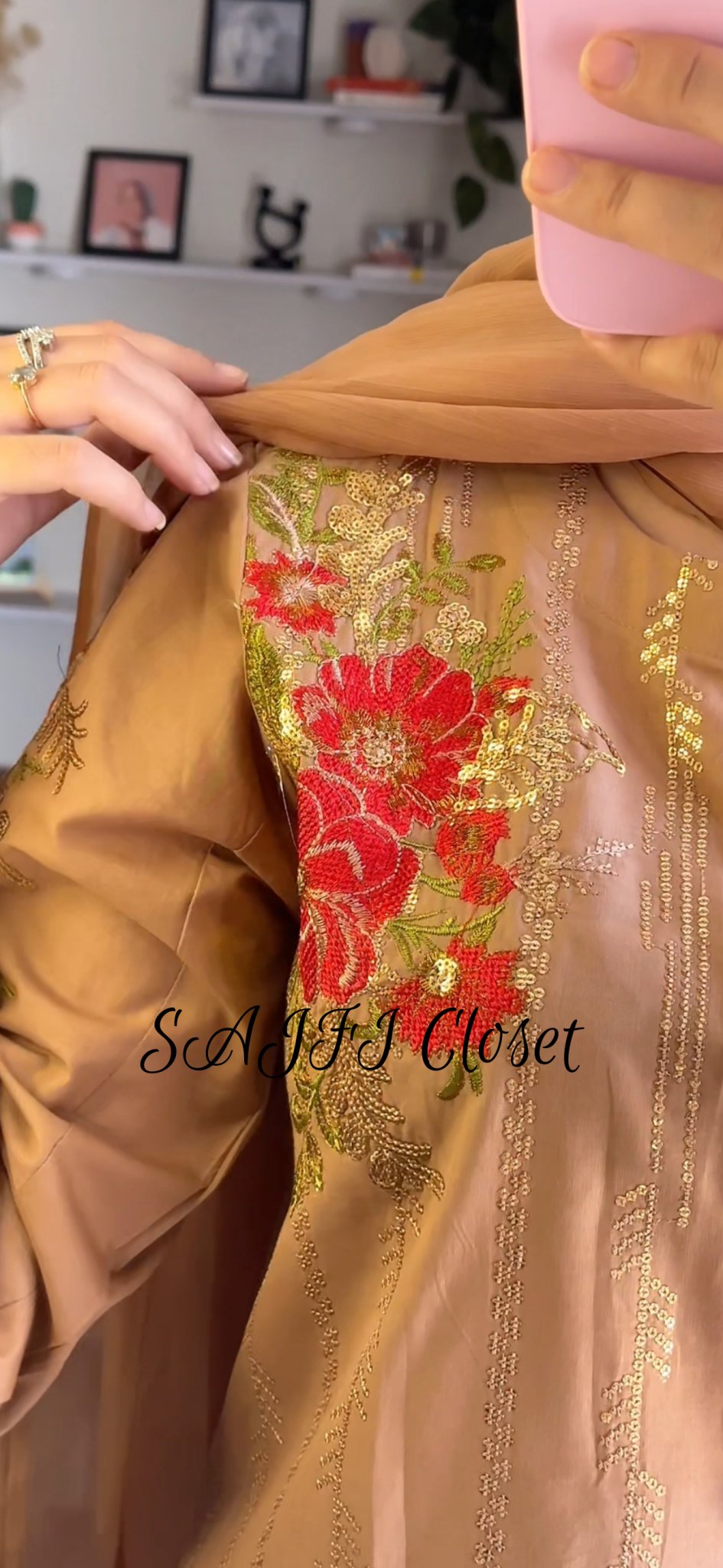 Phool Embroided 2pc - Sajfi Closet