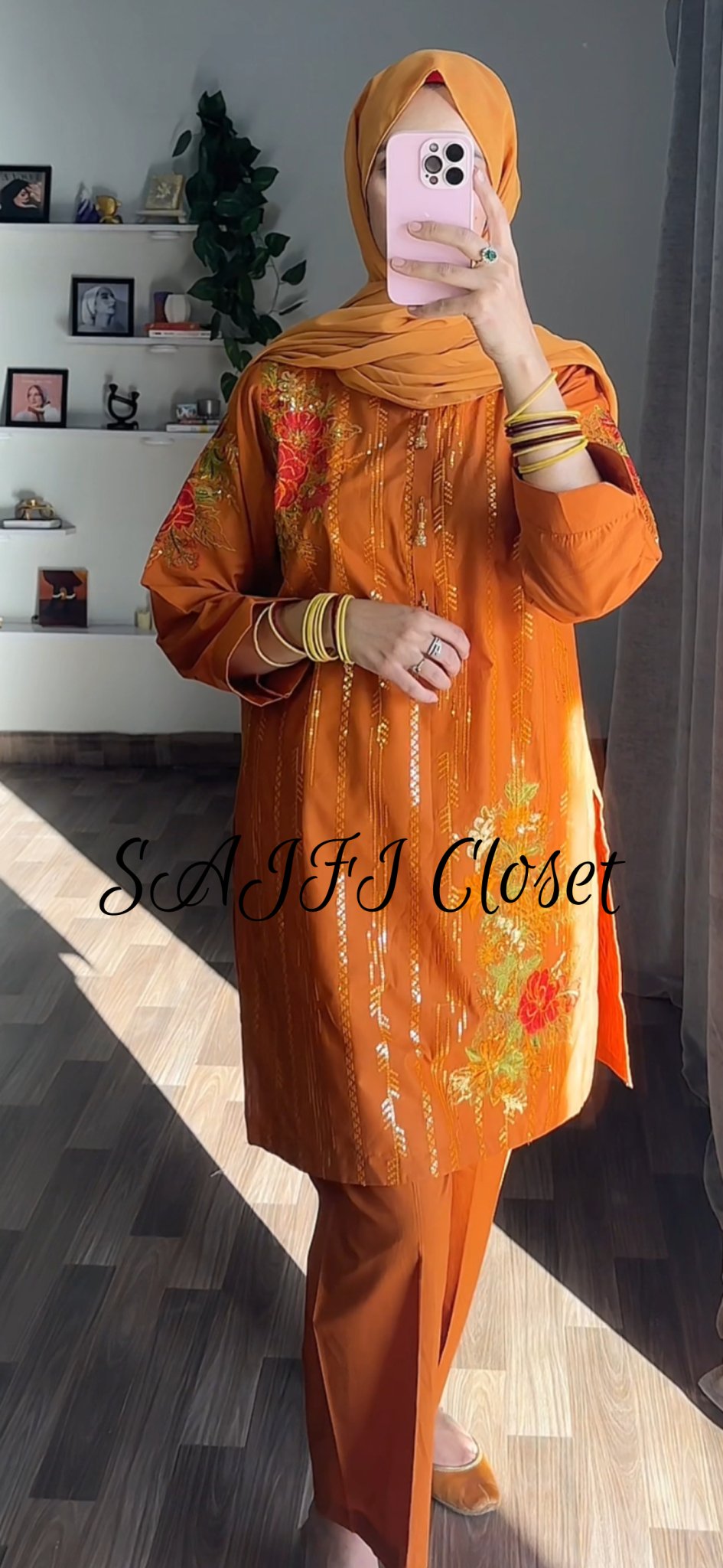 Phool Embroided 2pc - Sajfi Closet