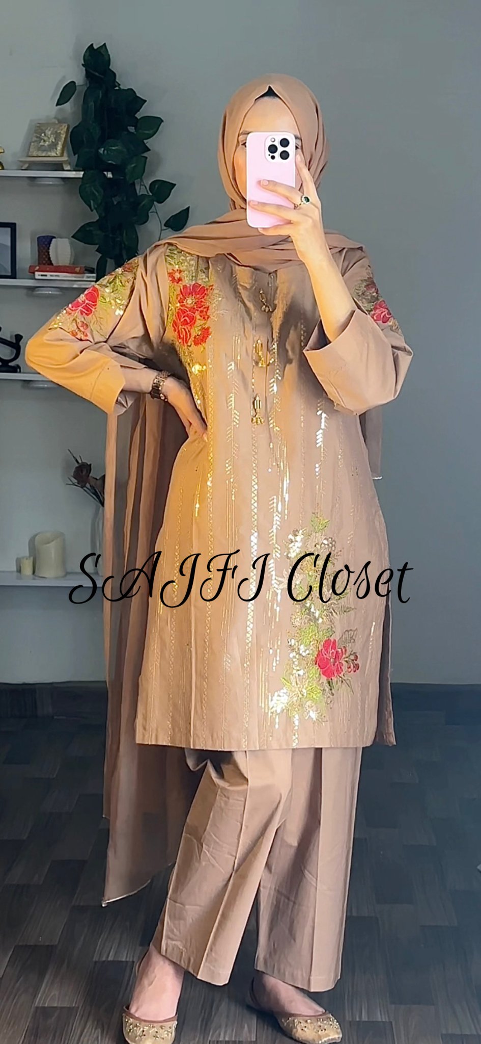 Phool Embroided 2pc - Sajfi Closet