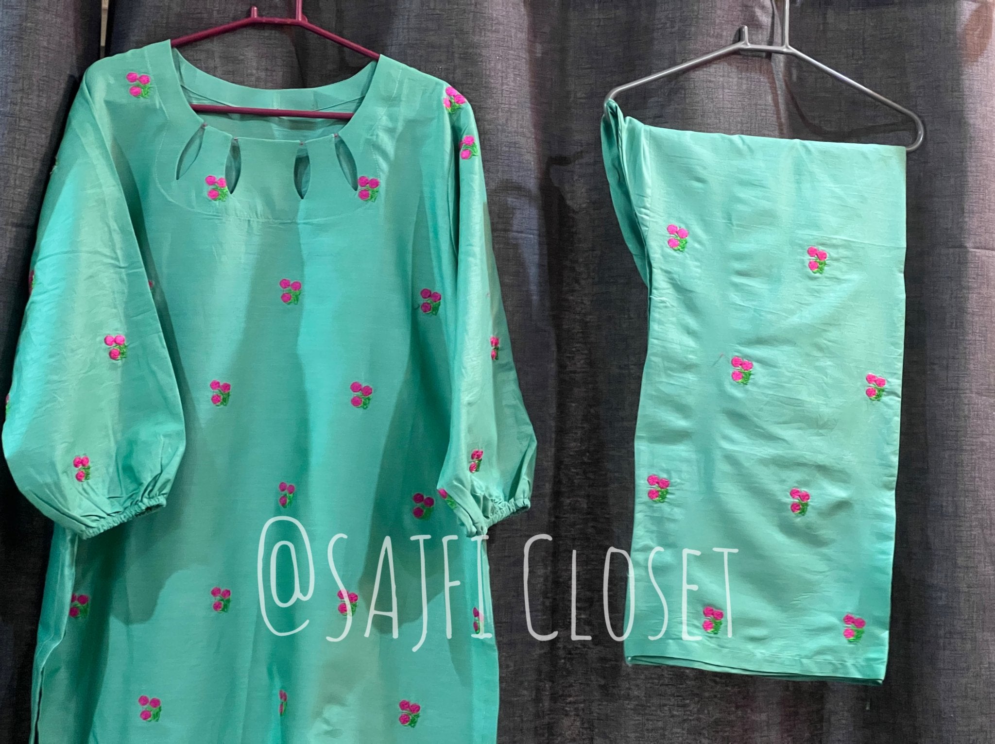 Pista Embroided 2pc - Sajfi Closet