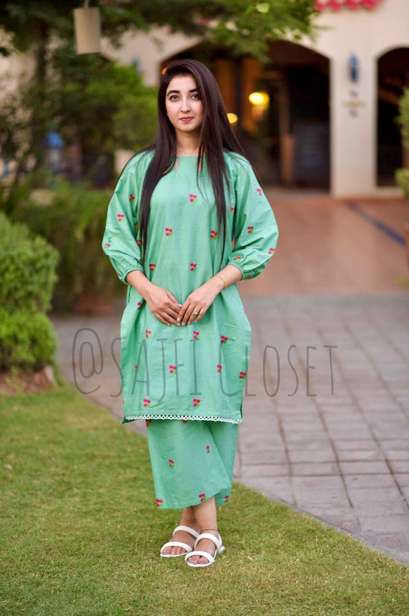 Pista Embroided 2pc - Sajfi Closet