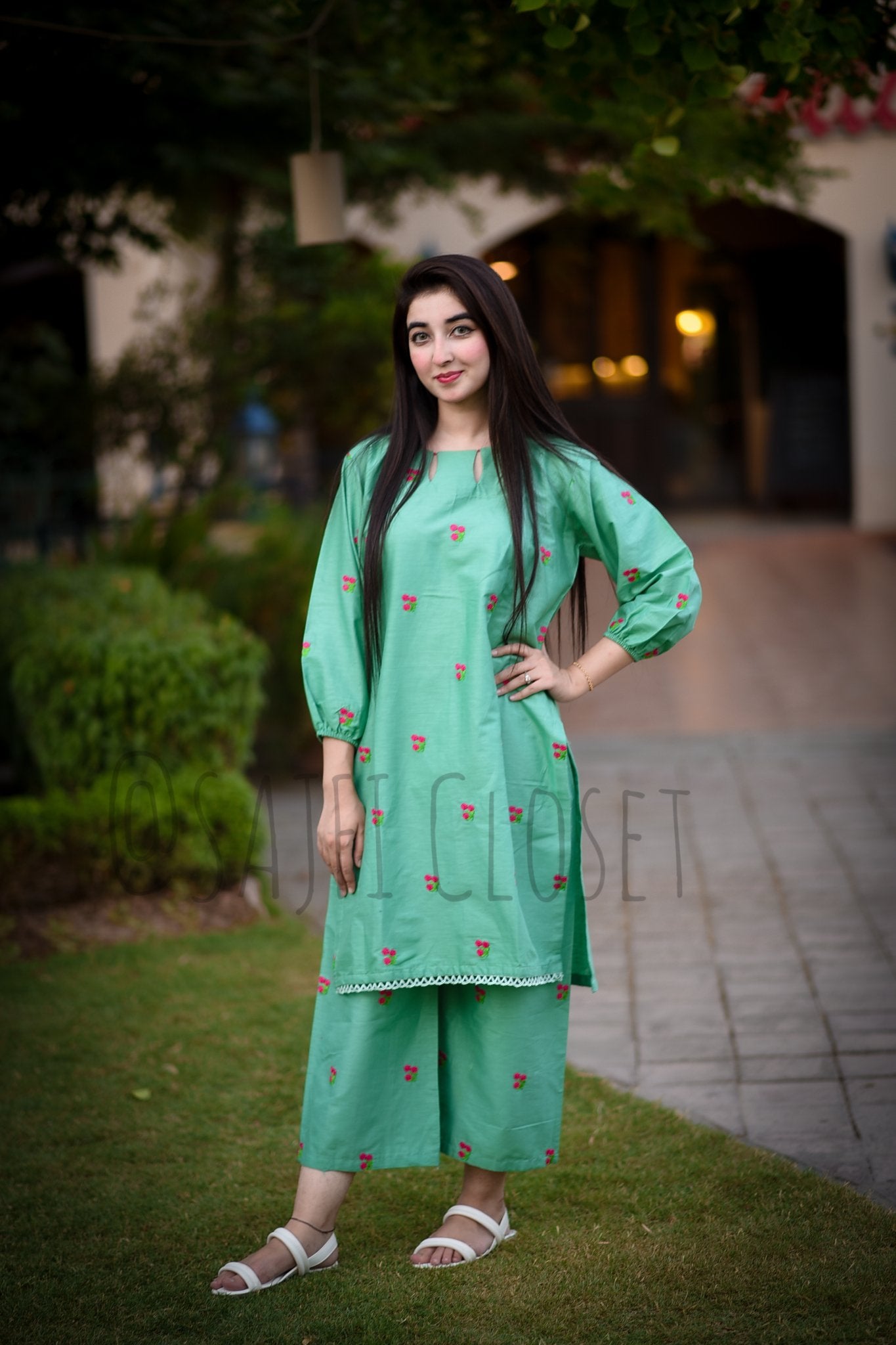 Pista Embroided 2pc - Sajfi Closet