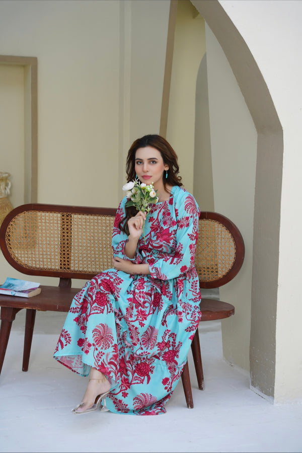 Ice Berry Printed Frock