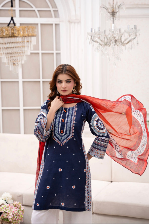 Mahnoor Embroidered 3Pc