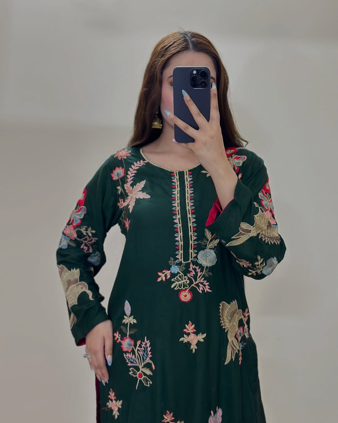 Vintage Green Embroidered 2-Piece | Eid Collection