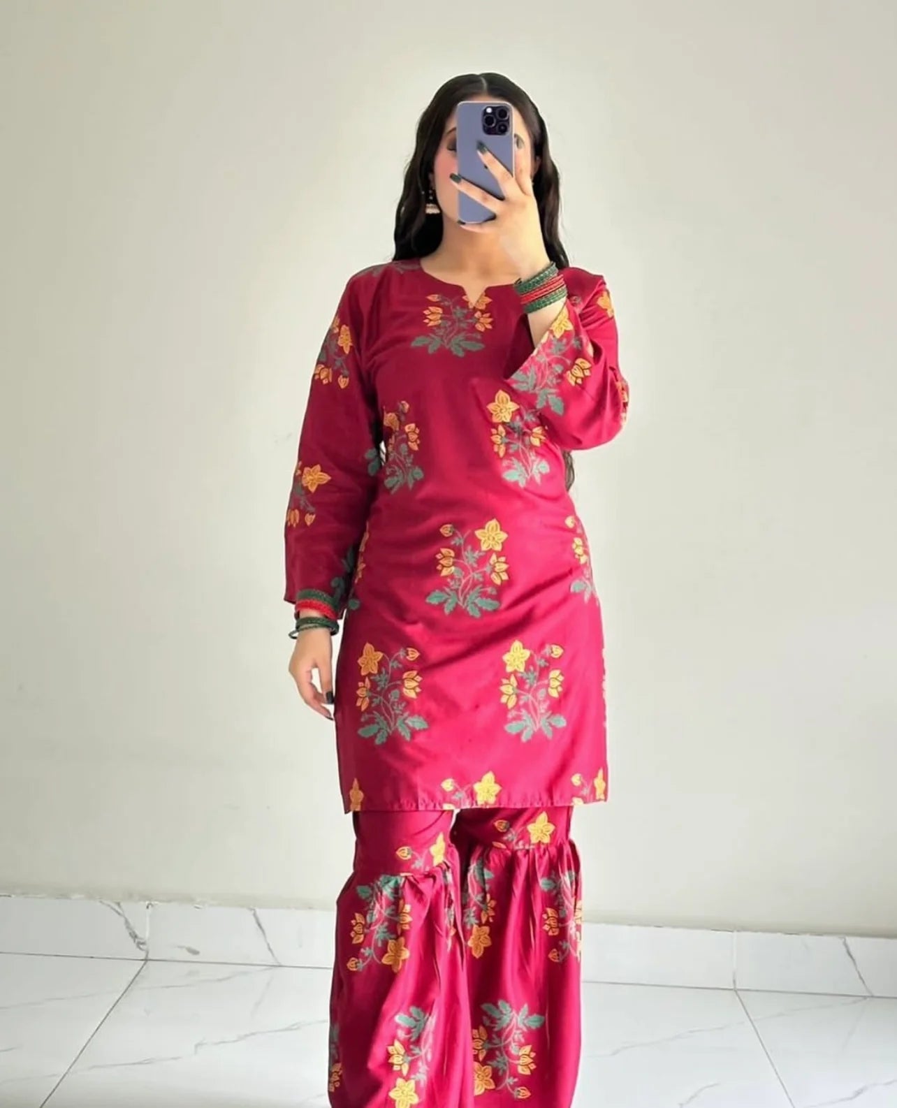 Sharara Stitched 2pc - Sajfi Closet