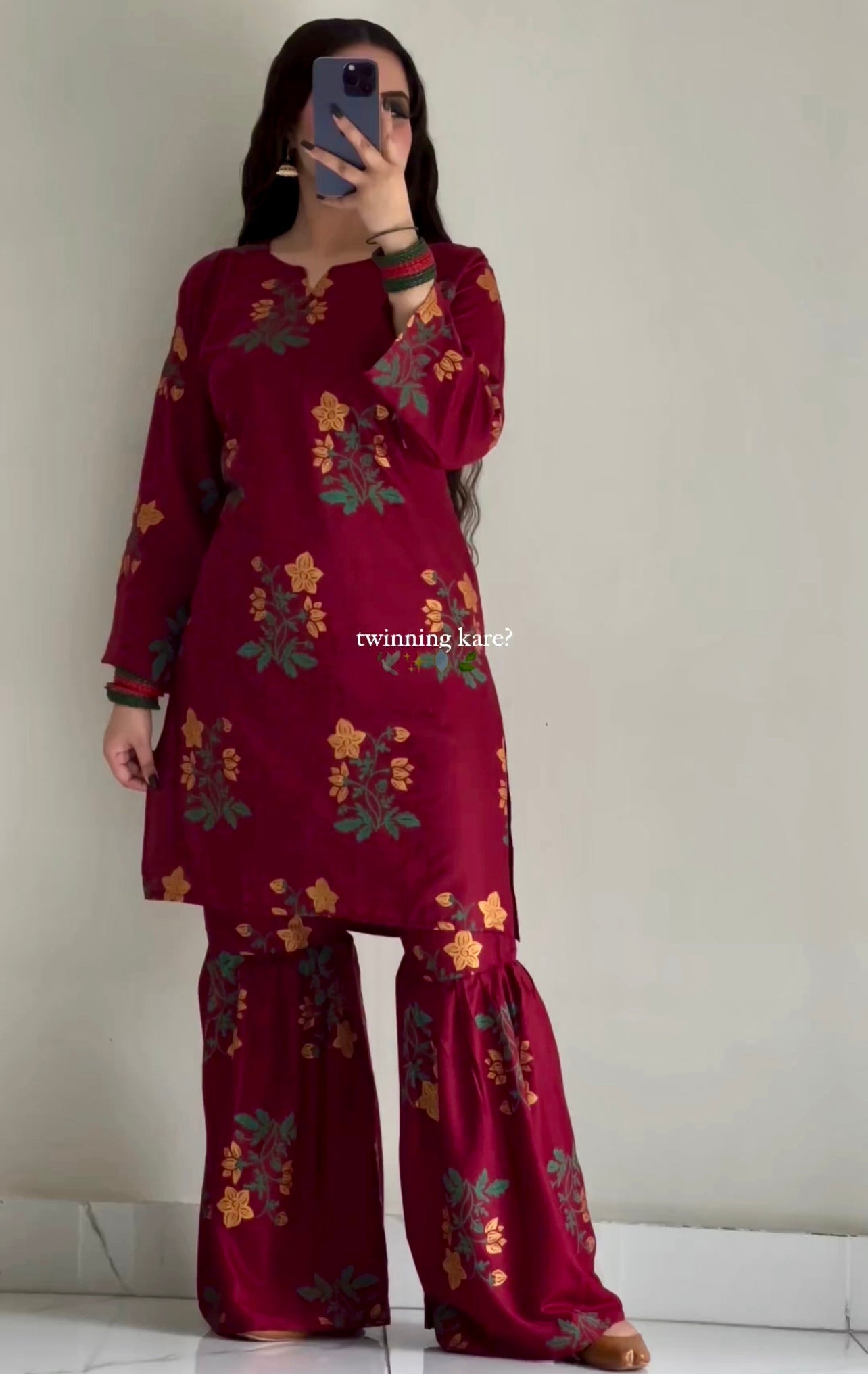 Sharara Stitched 2pc - Sajfi Closet