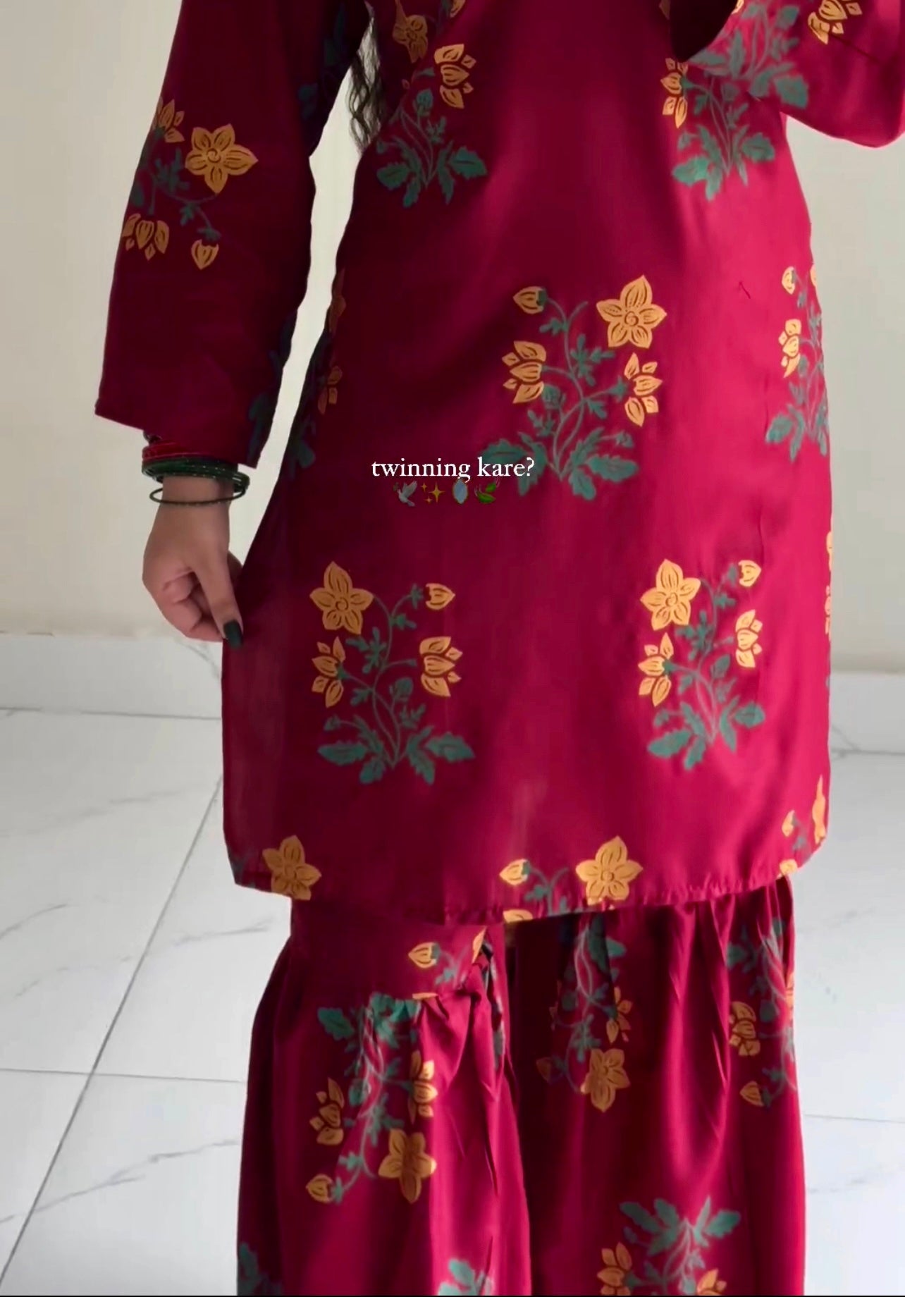 Sharara Stitched 2pc - Sajfi Closet